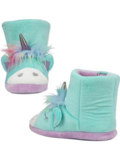 PANTUFLA BOTA UNICORNIO AZUL MENTA VIVIS SHOES KIDS - Image 7