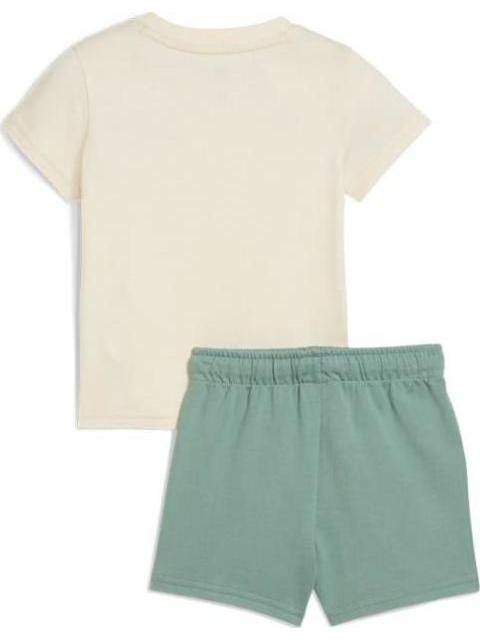 CONJUNTO 2 PIEZAS MINICATS ESS TEE AND SHORTS SET INF BEIGE PUMA - Image 3