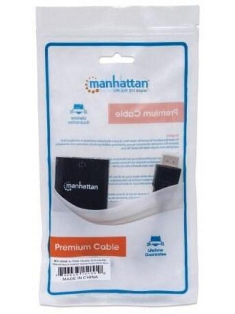 MANHATTAN CONVERTIDOR HDMI MACHO - VGA HEMBRA NEGRO - Image 8