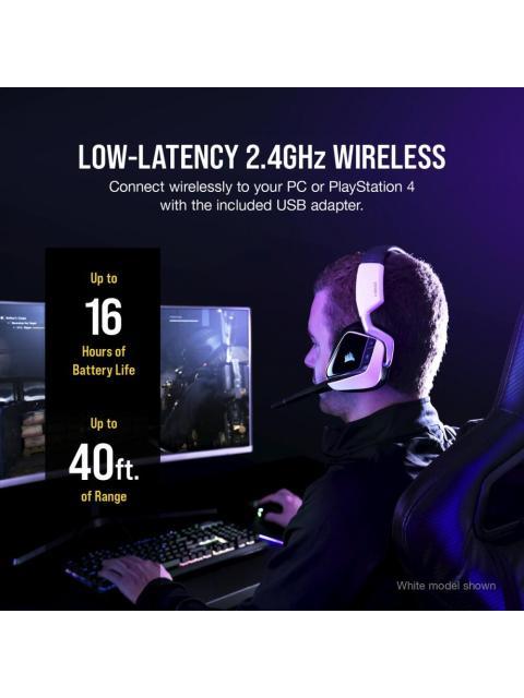 CORSAIR AUDIFONOS GAMER VOID RGB ELITE WIRELESS 7.1 INALAMBRICO USB NEGRO - Image 5