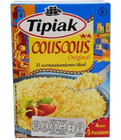 COUS COUS NATURAL 250 G TIPIAK