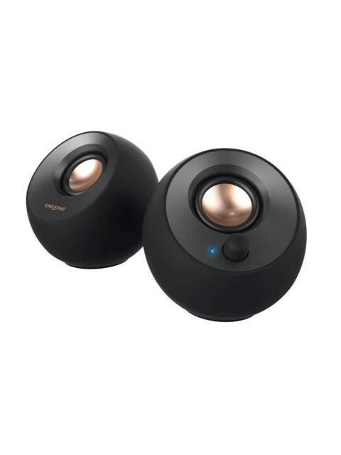 CREATIVE LABS BOCINA PARA COMPUTADORA PEBBLE V2 ALAMBRICO 2.0 8W RMS 2 PIEZAS