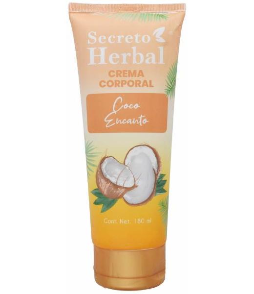 CREMA CORPORAL COCO ENCANTO 180 ML SECRETO HERBAL