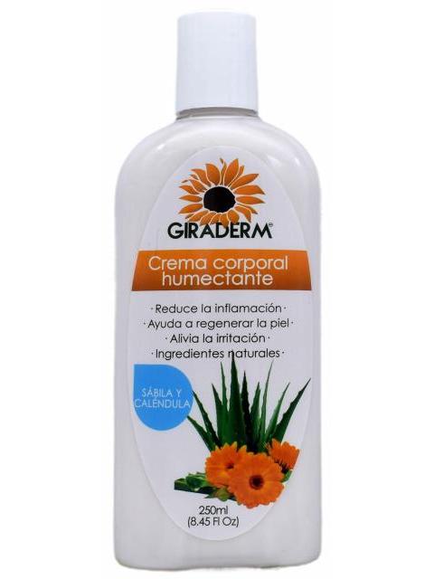 CREMA CORPORAL HUMECTANTE SABILA Y CALENDULA 250 ML GIRADERM