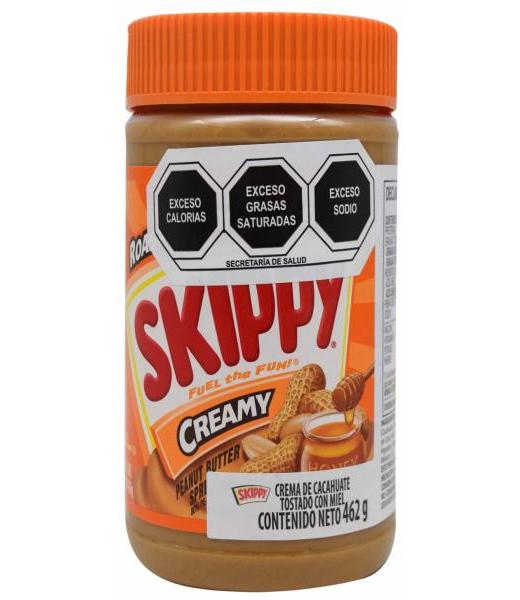 CREMA DE CACAHUATE TOSTADO CON MIEL 462 G SKIPPY