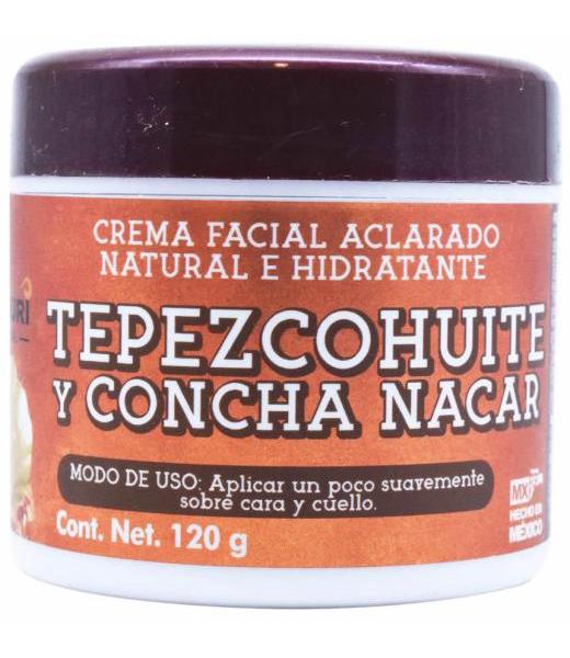 CREMA DE TEPEZCOHUITE Y CONCHA NACAR 120 G RARAMURI