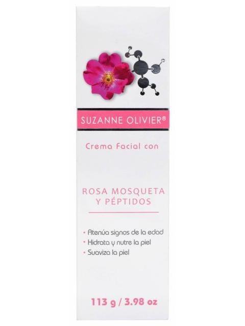 CREMA FACIAL ROSA MOSQUETA PEPTIDOS 113 G SUZANNE OLIVIER