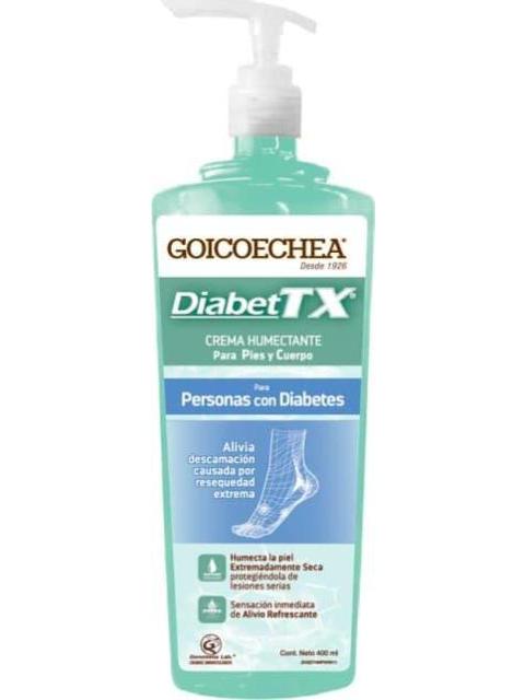 CREMA HUMECTANTE DIABETX 400 ML MULTICOLOR GOICO ECHEA