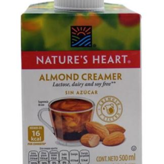 CREMA PARA CAFE ALMENDRA 500 ML NATURES HEART