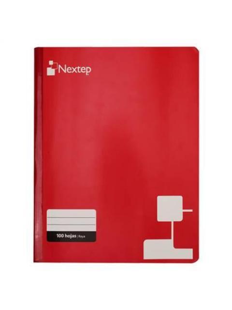 CUADERNO NEXTEP NE008R A RAYAS TAMANO PROFESIONAL COSIDO CON 100 HOJAS