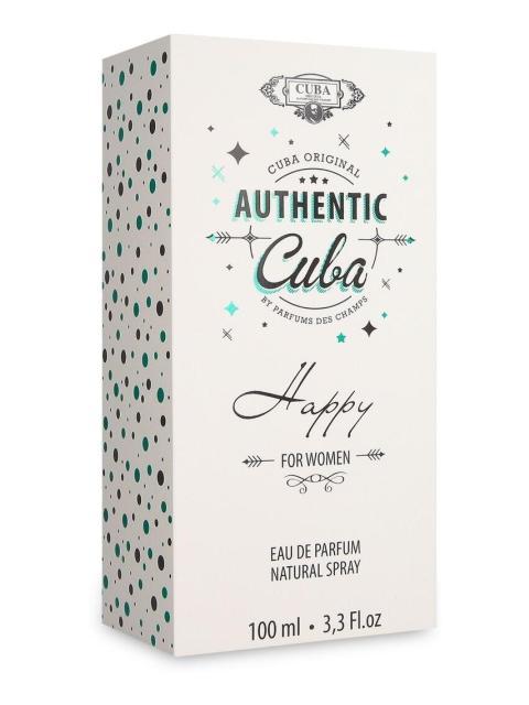 CUBA AUTHENTIC HAPPY 100ML EDP SPRAY - Image 3