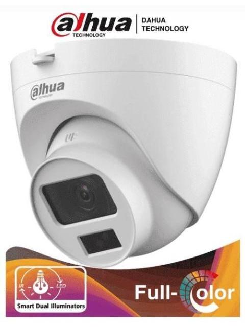 DAHUA HACHDW1200CLQNILA CAMARA DOMO DE 2 MEGAPIXELES- DUAL INTELIGENTE + FULLCOLOR-2.8 MM- 102°A- 20 METROS DE IR Y LUZ VISIBLE- MICROFONO