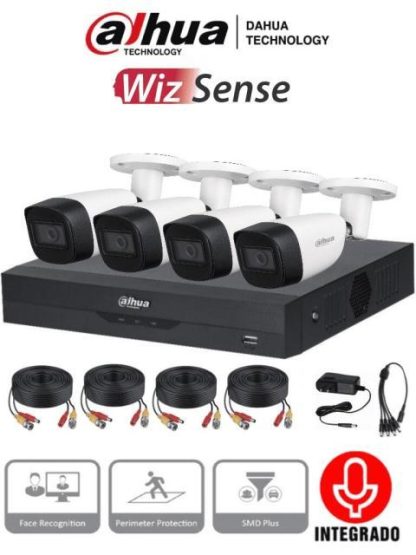 DAHUA KITXVR5104HS4KLI3+4HFW1500CMA KIT DE 4 CANALES 5 MP CON AUDIO Y DVR DE 4 CH SOPORTA 4 CANALES + 4 IP O HASTA 8 IP + 4 CAMARAS 5MP - Image 6