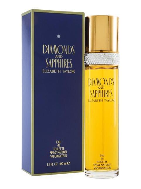 DAM PERFUME ELIZABETH T DIAMOND & SAPHIRE 100ML EDT ORIGINAL