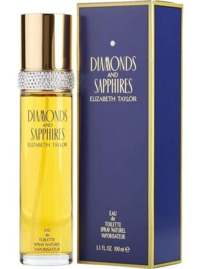 DAM PERFUME ELIZABETH T DIAMOND & SAPHIRE 100ML EDT ORIGINAL - Image 2
