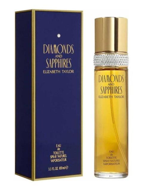DAM PERFUME ELIZABETH T DIAMOND & SAPHIRE 100ML EDT ORIGINAL - Image 3