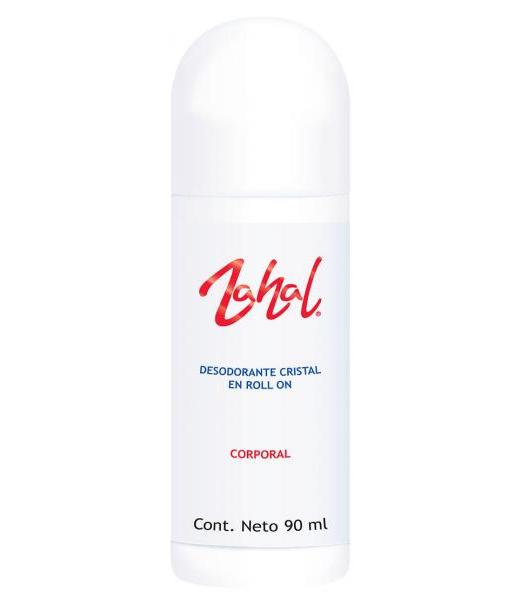 DESODORANTE CRISTAL EN ROLL ON 90ML CON ALOE VERACORPORALUNISEXNA ZAHAL
