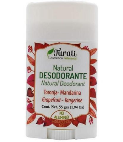 DESODORANTE EN BARRA TORONJA MANDARINA 55 G TURATI