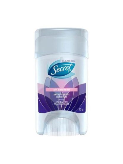 DESODORANTE SECRET CLEAR GEL PH BALANCED 45 GR