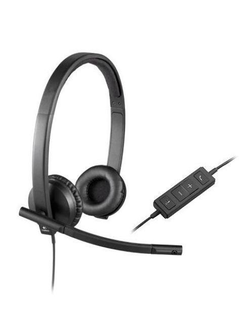 DIADEMA LOGITECH H570 STEREO MICROFONO SUPRAURAL USB CISCO 981-000574