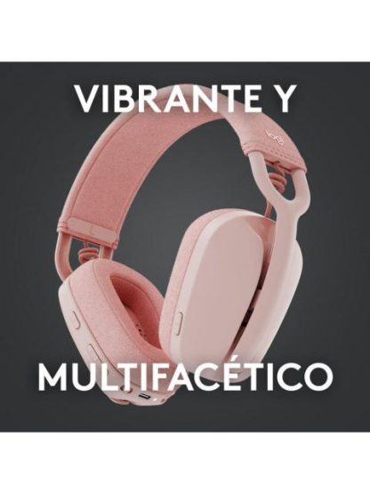 LOGITECH AUDIFONOS CON MICROFONO ZONE VIBE 100 BLUETOOTH INALAMBRICO ROSA - Image 7