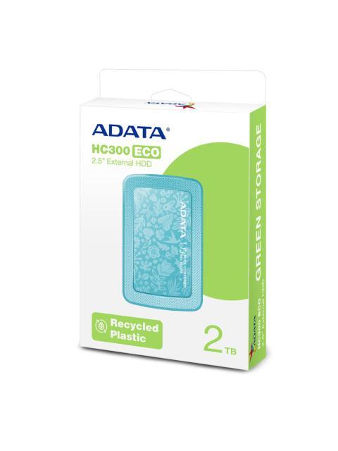 DISCO DURO EXTERNO ADATA HC300 ECO 2.5 2TB USB 3.2 VERDE - PARA MAC-PC - Image 8