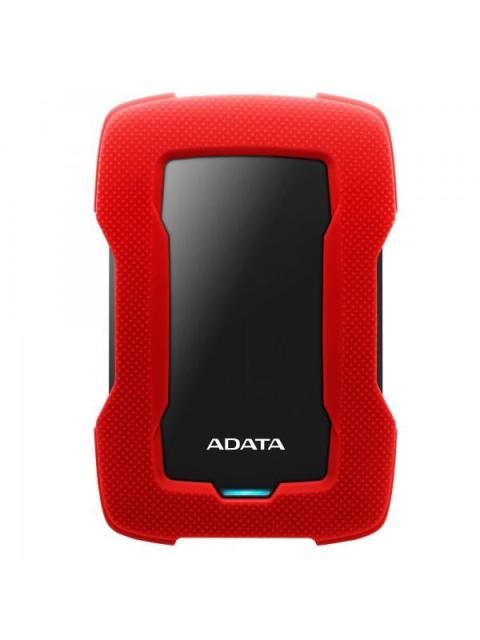 DISCO DURO EXTERNO ADATA HD330 2.5 1TB USB 3.1 ROJO-NEGRO A PRUEBA DE GOLPES - PARA MAC-PC