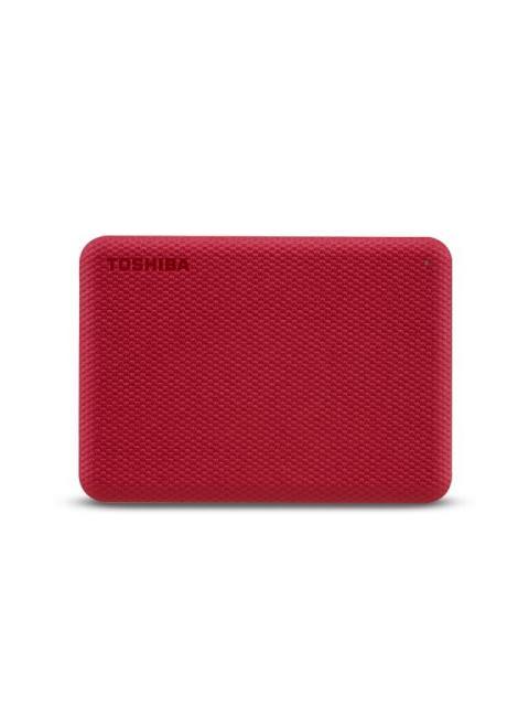 DISCO DURO EXTERNO TOSHIBA CANVIO ADVANCE 2.5 4TB USB ROJO - PARA MAC-PC
