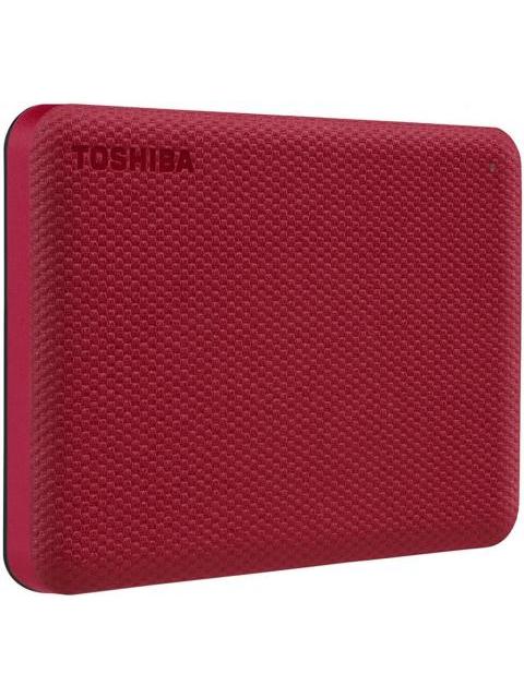DISCO DURO EXTERNO TOSHIBA CANVIO ADVANCE V10 2.5 2TB USB ROJO - PARA MAC-PC