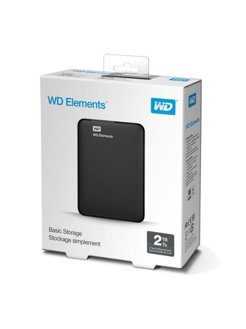 DISCO DURO EXTERNO WESTERN DIGITAL WD ELEMENTS PORTATIL 2.5 2TB USB 3.0 NEGRO - PARA MAC-PC - Image 8