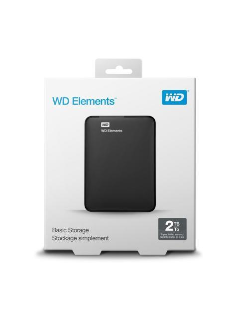 DISCO DURO EXTERNO WESTERN DIGITAL WD ELEMENTS PORTATIL 2.5 2TB USB 3.0 NEGRO - PARA MAC-PC - Image 9