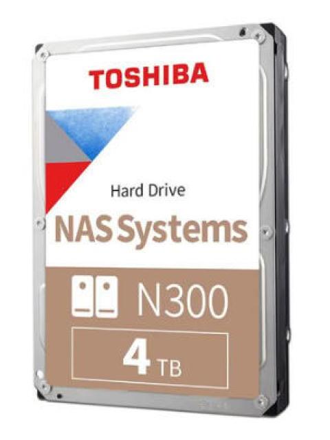 DISCO DURO PARA NAS TOSHIBA N300 3.5 4TB SATA III 6 GBIT-S 7200RPM 512MB CACHE