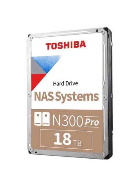 DISCO DURO PARA NAS TOSHIBA N300 PRO 3.5 18TB SATA III 6 GBIT-S 7200RPM 512MB CACHE