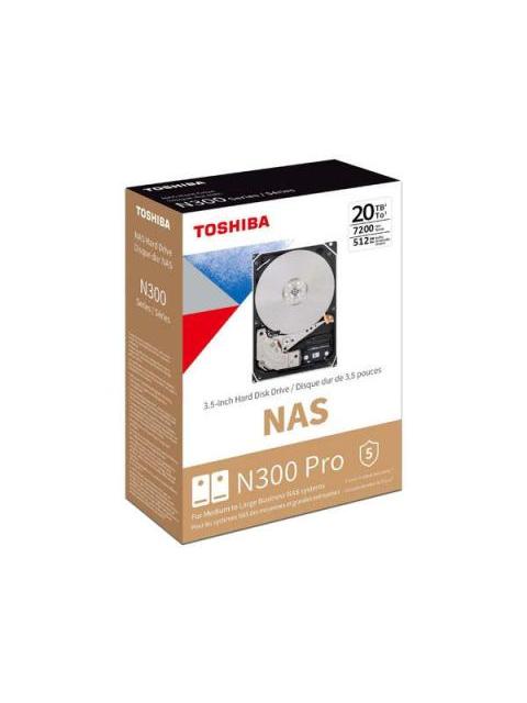 DISCO DURO PARA NAS TOSHIBA N300 PRO 3.5 20TB SATA III 6 GBIT-S 7200RPM 512MB CACHE - Image 4