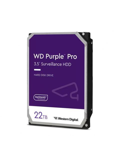 DISCO DURO PARA VIDEOVIGILANCIA WESTERN DIGITAL WD PURPLE PRO 3.5 22TB SATA III 6 GBIT-S 7200RPM 512MB CACHE