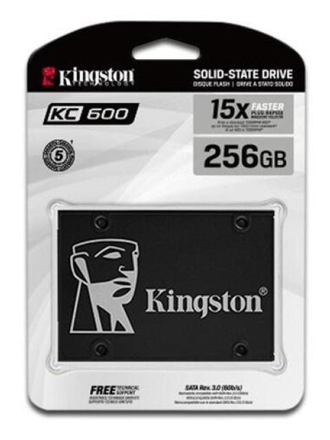 SSD KINGSTON KC600 NAND 3D TLC 256GB SATA III 2.5 7MM - Image 5
