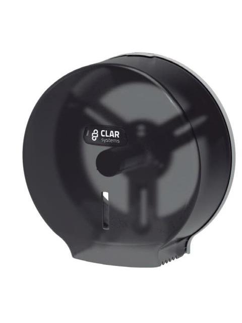 DISPENSADOR DE PAPEL HIGIENICO MINI INNOVA COLOR HUMO PARA ROLLO INDUSTRIAL 250MM MAX.