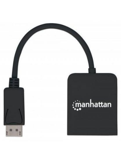 MANHATTAN DIVISOR DE VIDEO DISPLAYPORT MACHO - 2X HDMI HEMBRA NEGRO - Image 4
