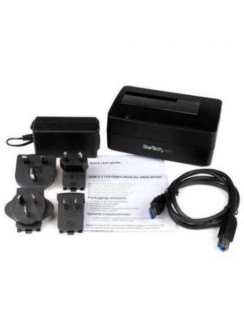 STARTECH  DOCKING STATION PARA 1 DISCO DURO 2.5-3.5 SATA USB 3.1 NEGRO - Image 5