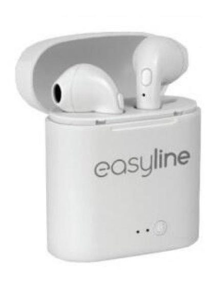 EASY LINE AUDIFONOS INTRAURICULARES EL-995470 INALAMBRICO BLUETOOTH BLANCO