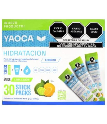 ELECTROLITOS  LIMA LIMON 30 SOB YAOCA P 30