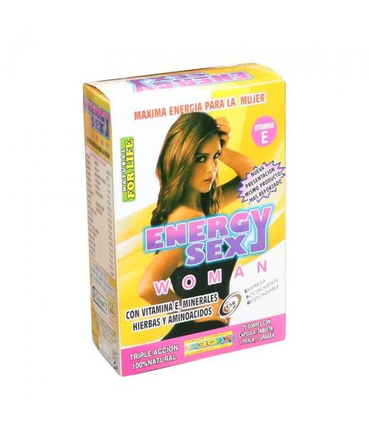ENERGY SEX WOMAN C 25 SOB.CON VIT. E MINERALESHIERBAS Y AMINOACID MAYAMEX