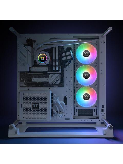 ENFRIAMIENTO LIQUIDO THERMALTAKE TH360 V2 ARGB SYNC ALLIN ONE LIQUID COOLER SNOW EDITION (CLW365PL12SWA) COLOR BLANCO - Image 7