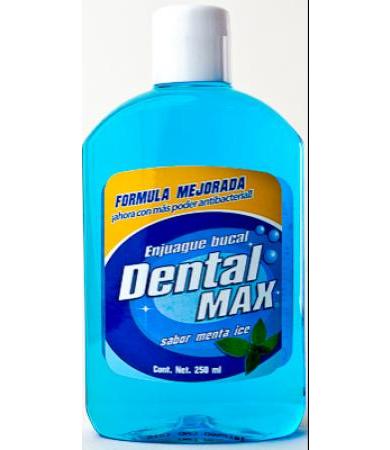 ENJUAGUE BUCAL MENTA ICE 250 ML DENTAL MAX