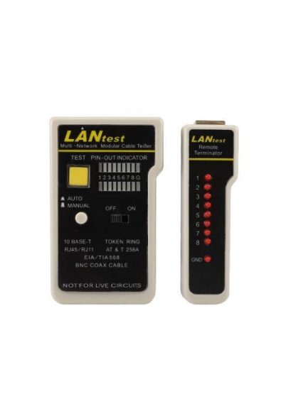 ENSON PROBADOR DE CABLES ENS-TELN2 BNC-RJ-11-RJ-45 NEGRO-GRIS - Image 3