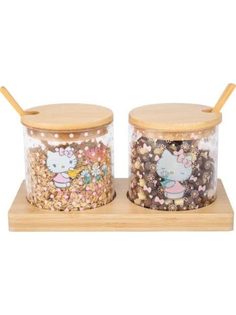 ESPECIEROS DE VIDRIO HELLO KITTY MULTICOLOR HELLO KITTY