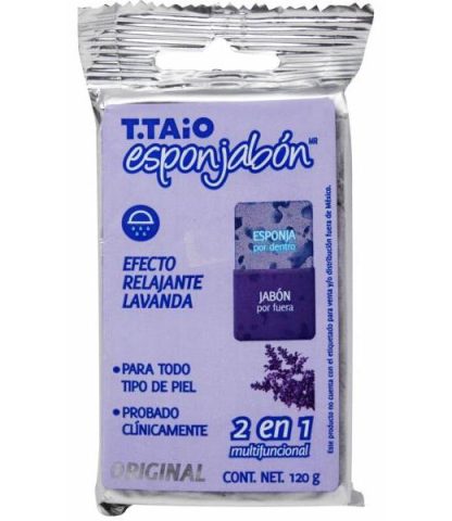 ESPONJABON CON LAVANDA 120 G TTAIO