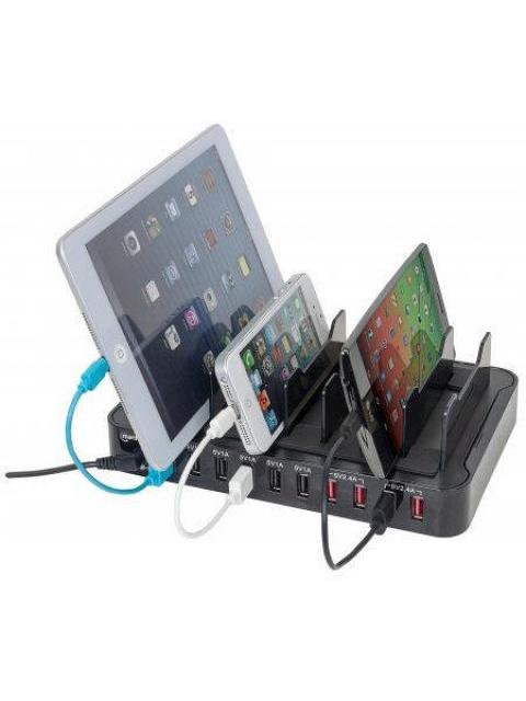 MANHATTAN ESTACION DE CARGA 180009 10X USB 2.0 NEGRO - Image 3