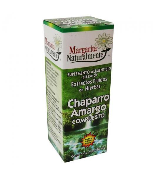 EXT. FLUIDO DE HIERBAS CHAPARRO AMARGO 50ML.DESPARASITANTES MARGARITA SANAMENTE