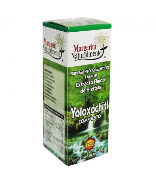 EXT. FLUIDO DE HIERBAS YOLOXOCHITL COMPUESTO 50ML CARDIOPROTECTOR MARGARITA SANAMENTE